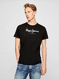 Čierne pánske tričko Pepe Jeans Eggo
