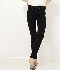 Čierne push up slim fit džínsy Camaieu
