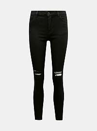 Čierne skinny fit rifle Dorothy Perkins