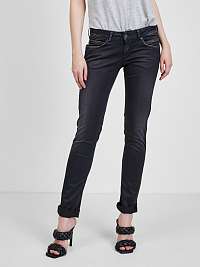 Čierne slim fit džínsy Pepe Jeans Ariel