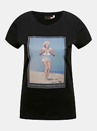 Čierne tričko ONLY Marilyn Monroe