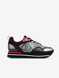Čierno-šedé dámske tenisky Armani Exchange
