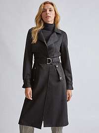Čierny kabát Dorothy Perkins