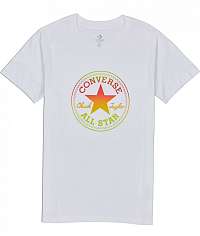 Converse biele tričko Ombre Crewneck s logom - XL