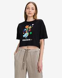 Converse čierne crop dámsky top Pride Oversized