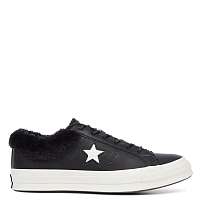 Converse čierne kožené tenisky One Star OX Black