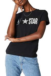 Converse čierne tričko All Star Tee