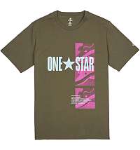 Converse khaki pánske tričko One Star