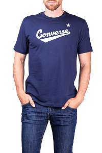Converse tmavomodré pánske tričko Center Front Logo - XXL