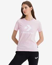 Converse ružové dámske tričko Star Chevron Center Front
