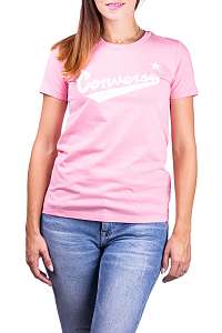 Converse ružové tričko Center Front Logo - XL