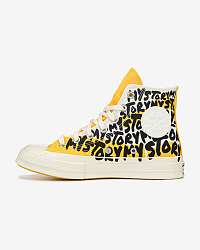 Converse žlté členkové tenisky My Story Chuck 70