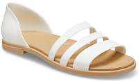 Crocs biele sandále Tulum Open Flat