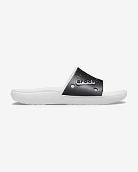 Crocs bielo-čierne šľapky Classic Colorblock