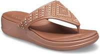 Crocs hnedé žabky na platforme