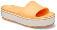Crocs oranžové šľapky na platforme Crocband Platform Slide