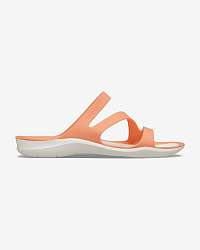 Crocs oranžové šľapky Swiftwater