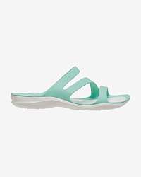 Crocs zelené šľapky Swiftwater