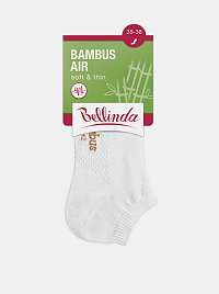 Dámske členkové ponožky BAMBUS AIR LADIES IN-SHOE SOCKS - Krátke dámske bambusové ponožky - biela