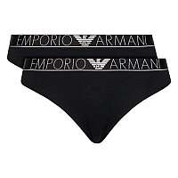 Dámske nohavičky 2 pack black - Emporio Armani Black