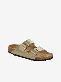 Dámske papuče Birkenstock Arizona v zlatej farbe