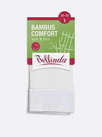 Dámské ponožky BAMBUS COMFORT SOCKS - Dámské bambusové ponožky - bílá