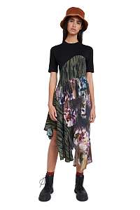 Desigual asymetrické šaty Vest Taipei