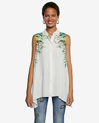 Desigual biela blúzka Filadelfia