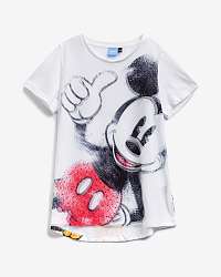 Desigual biele dievčenské tričko Mary Mickey