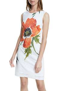 Desigual biele šaty Vest Eyre