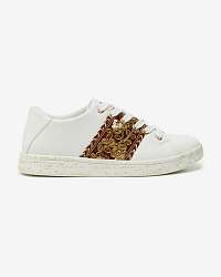 Desigual biele tenisky Cosmic Gold