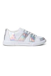 Desigual biele tenisky Shoes Comet Iridiscent