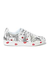 Desigual biele tenisky Shoes Cosmic Caras -