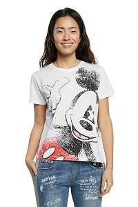 Desigual biele tričko TS Ok Mickey