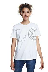 Desigual biele tričko TS Paris