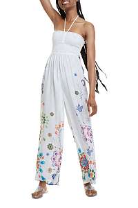 Desigual biely overal Pant Fiji 