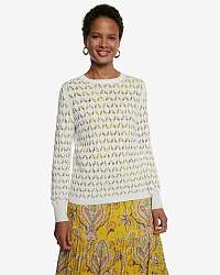 Desigual biely sveter Saint Louis