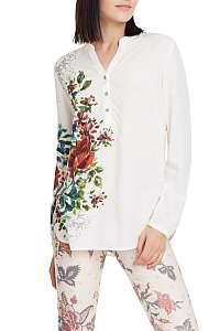 Desigual biely top Blus Aruba - XL