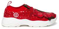 Desigual červené tenisky Sneaker Flower Knitted