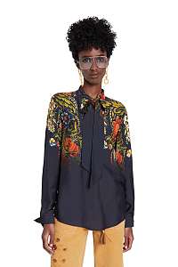 Desigual čierne košeľa Blus Lauren