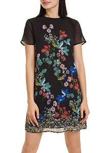 Desigual čierne šaty Vest Loretha -