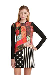 Desigual čierne šaty Vest Ybore