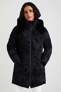 Desigual čierne zimné kabát Desigual Japan