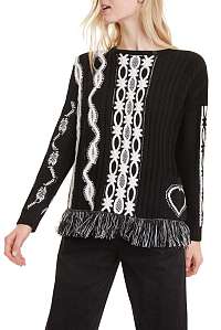 Desigual čierny sveter Jers Brixton - M