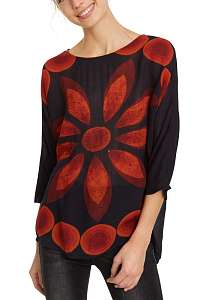 Desigual čierny top TS Laura - M