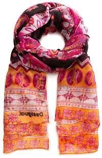 Desigual farebná šatka Foul Boho Mandala