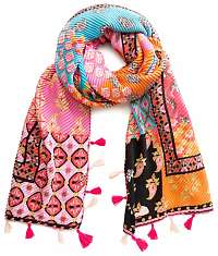 Desigual farebná šatka Foul Boho Patch