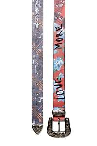 Desigual farebné dámsky opasok Belt Boho Love - 90