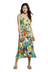 Desigual farebné letné šaty Vest Ibiza