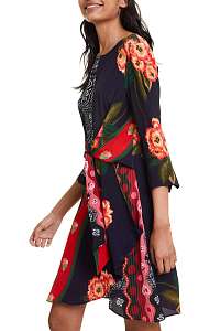 Desigual farebné šaty Vest Dana -